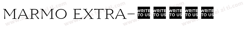 marmo extra字体转换